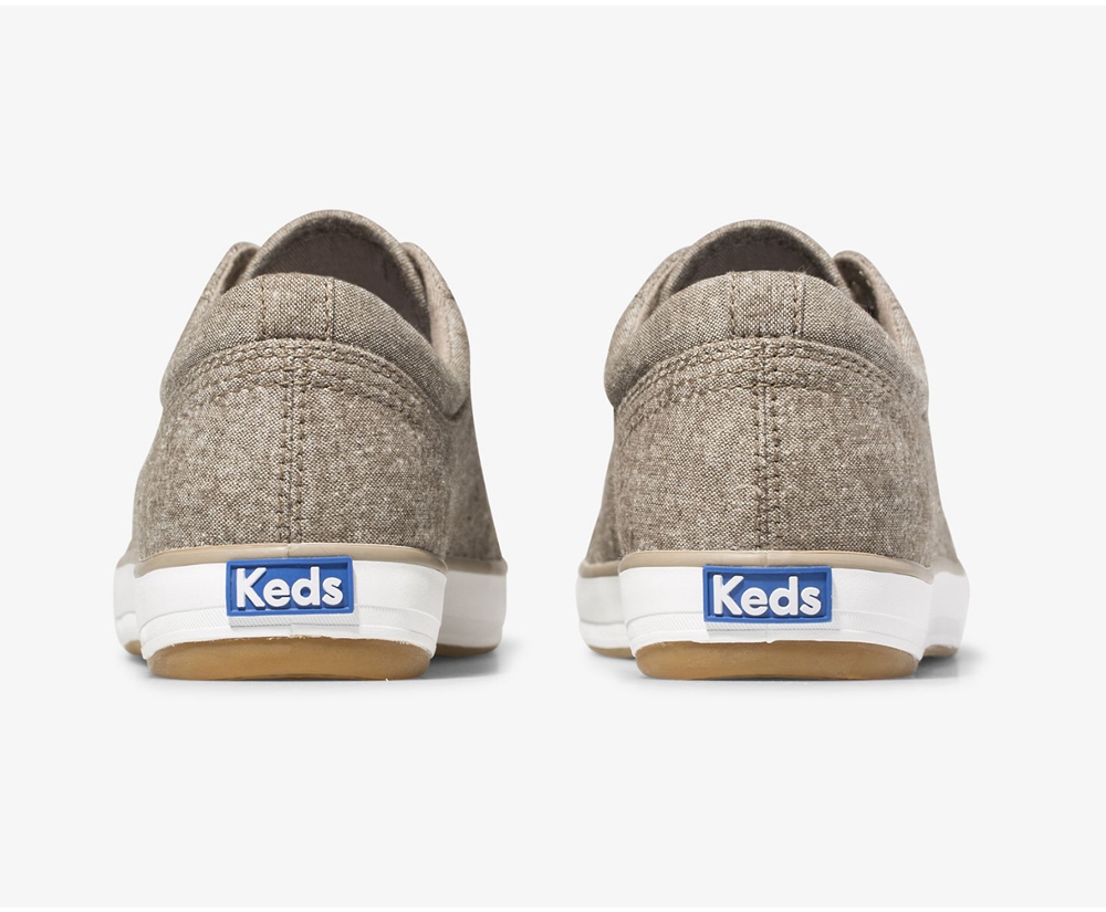 Zapatillas Keds Mujer Gris - Center Brushed Denim - 146-JXVFUH